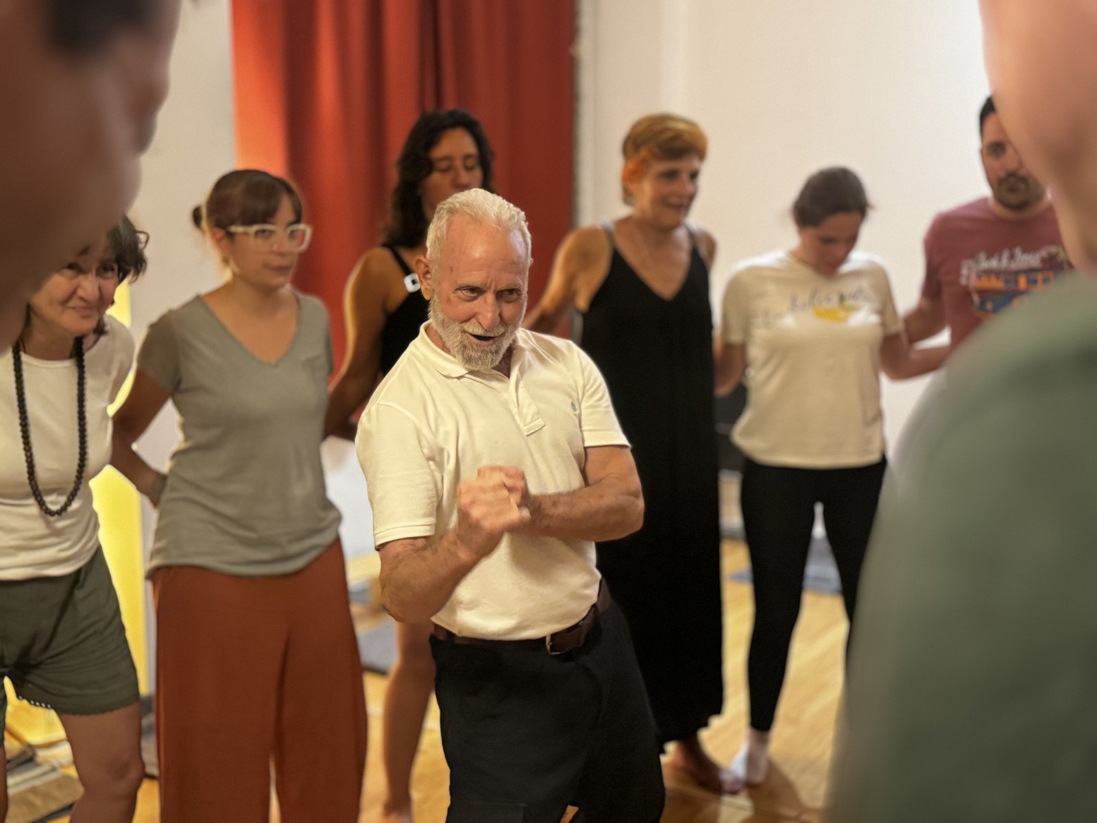 Carlos Velasco durante la formación presencial